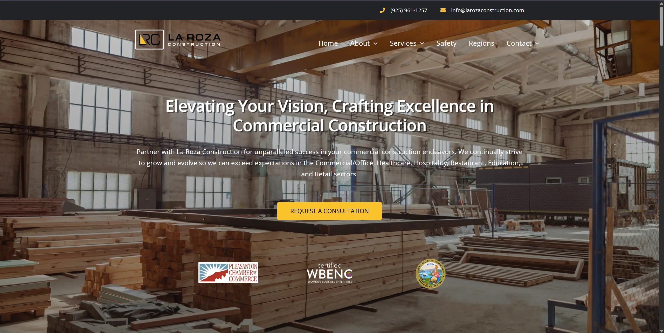 La Roza Construction — a recent build
