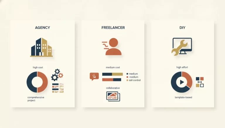 Agency vs Freelancer vs DIY Website | Texas Business Guide