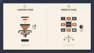 Landing Pages vs. Website Pages: Key Differences