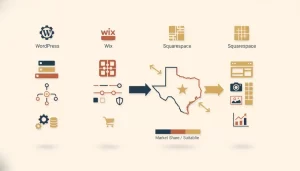 WordPress vs Wix vs Squarespace for Texas Businesses