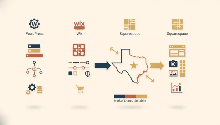 WordPress vs Wix vs Squarespace for Texas Businesses